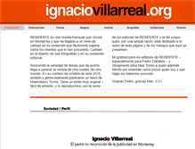 Tablet Screenshot of ignaciovillarreal.org